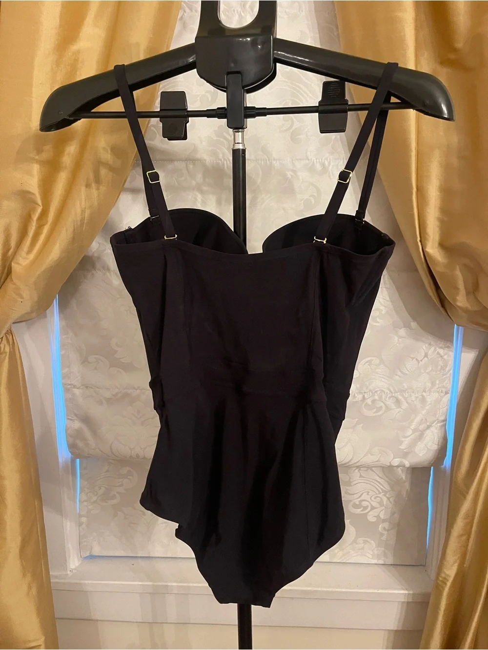 Tory Burch Black Molded-Cup One-Piece Swimsuit